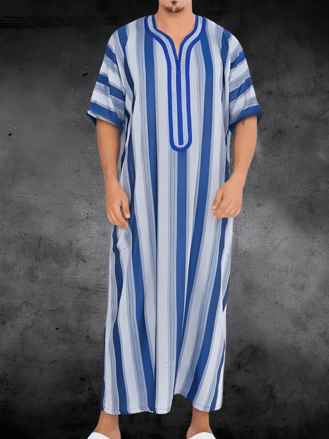 Djellaba Bleu Ciel Homme