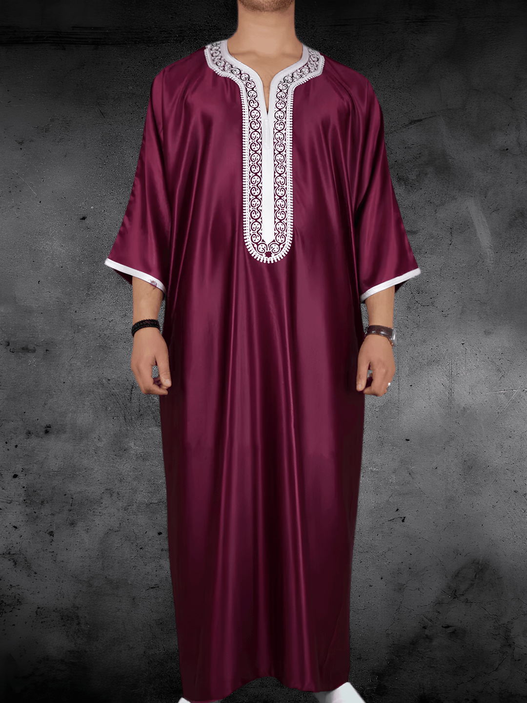 Djellaba Homme Marocain Luxe