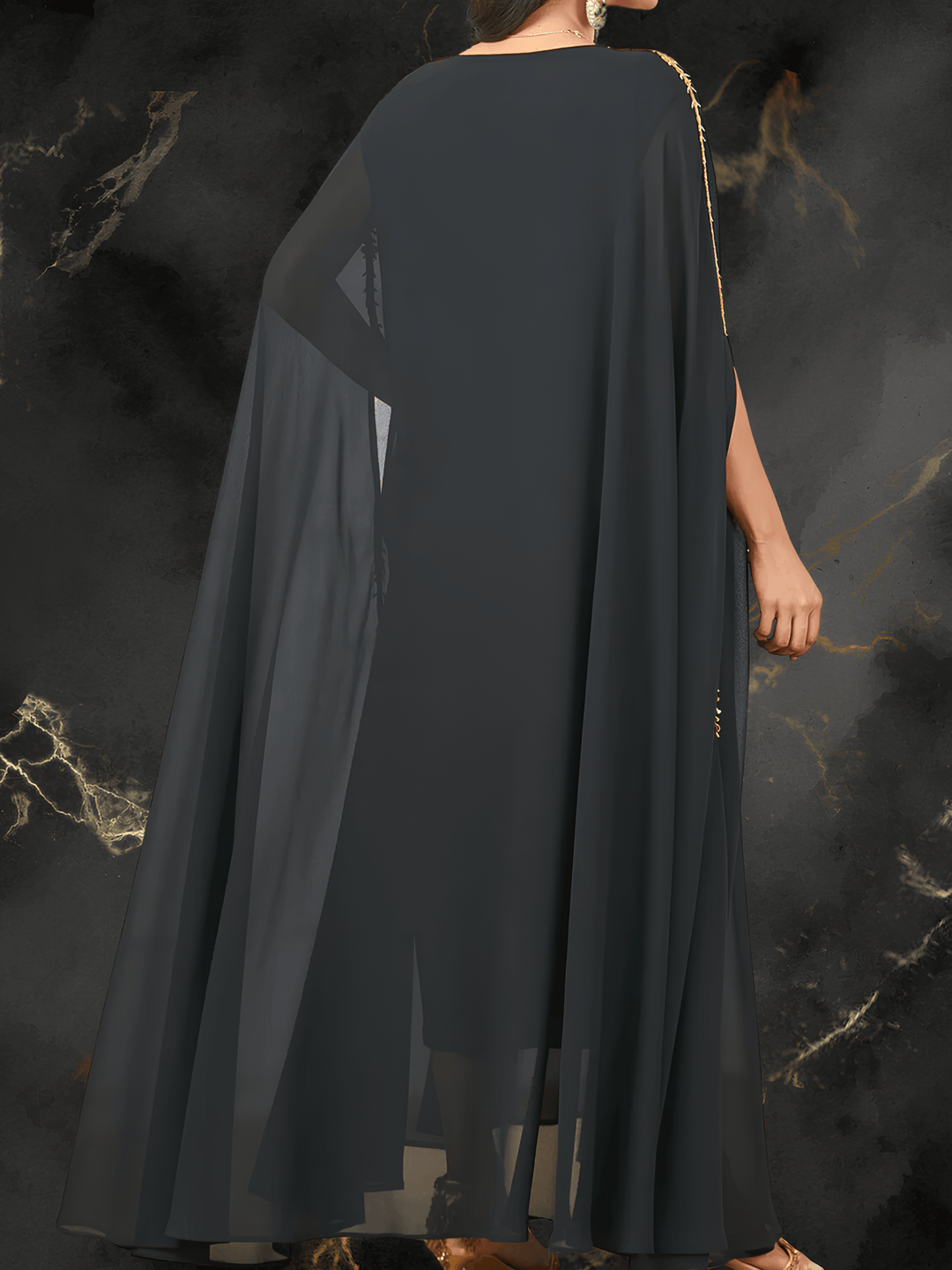 Djellaba Noir Femme